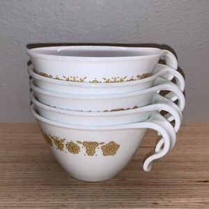 Set of 5 Vintage 🦋 Corelle Butterfly pattern nesting  cups
